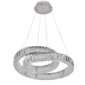 Crimped Crystal Chandelier