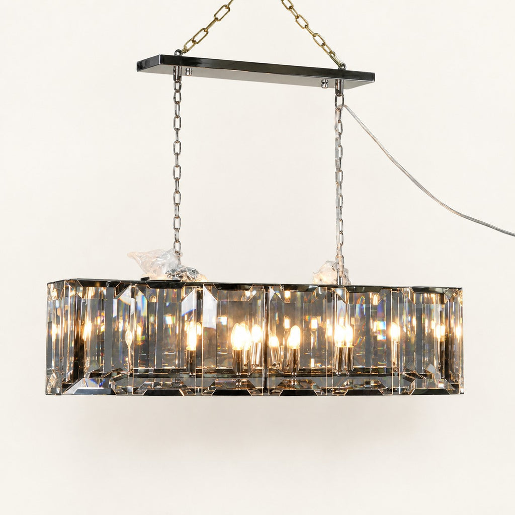 Varelle Faceted Linear Chandelier