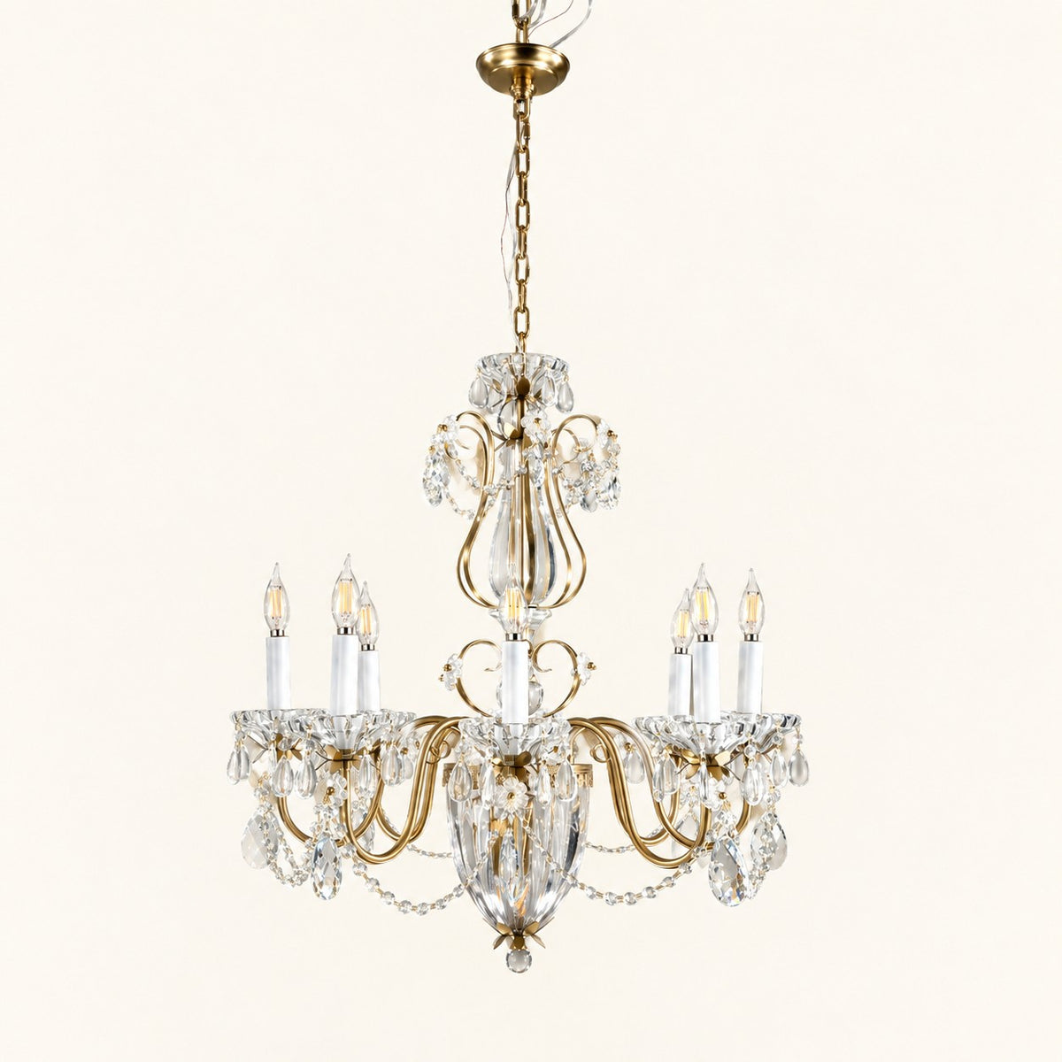 Evarin Candle-Style Drop Chandelier