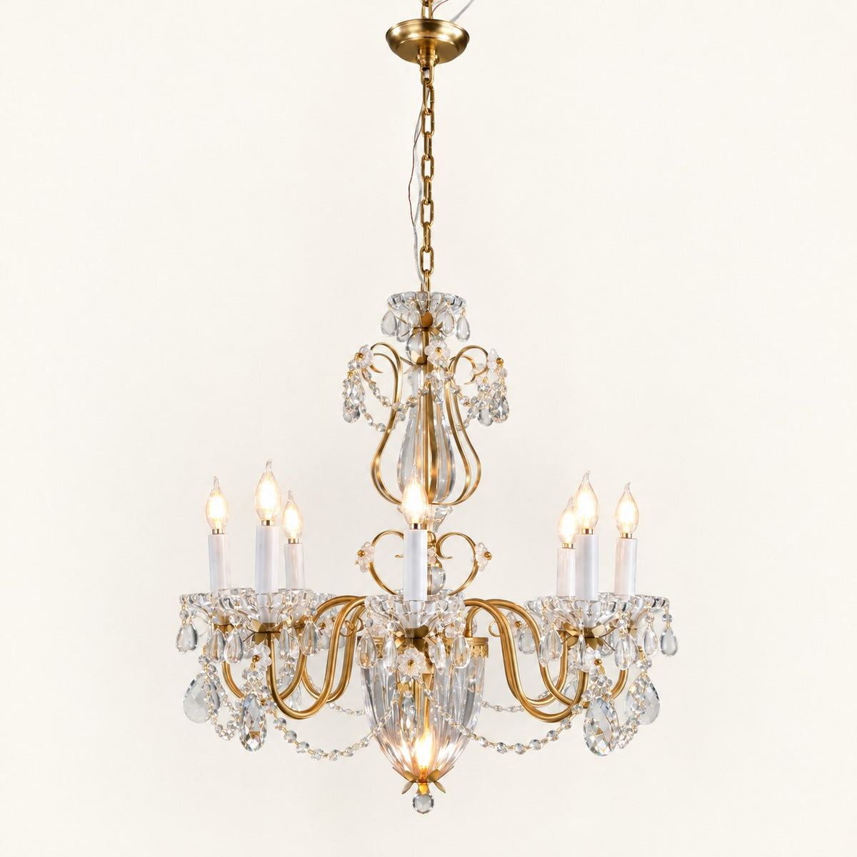 Evarin Candle-Style Drop Chandelier