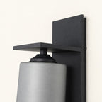 Nerova Black-Frame Cylinder Wall Sconce