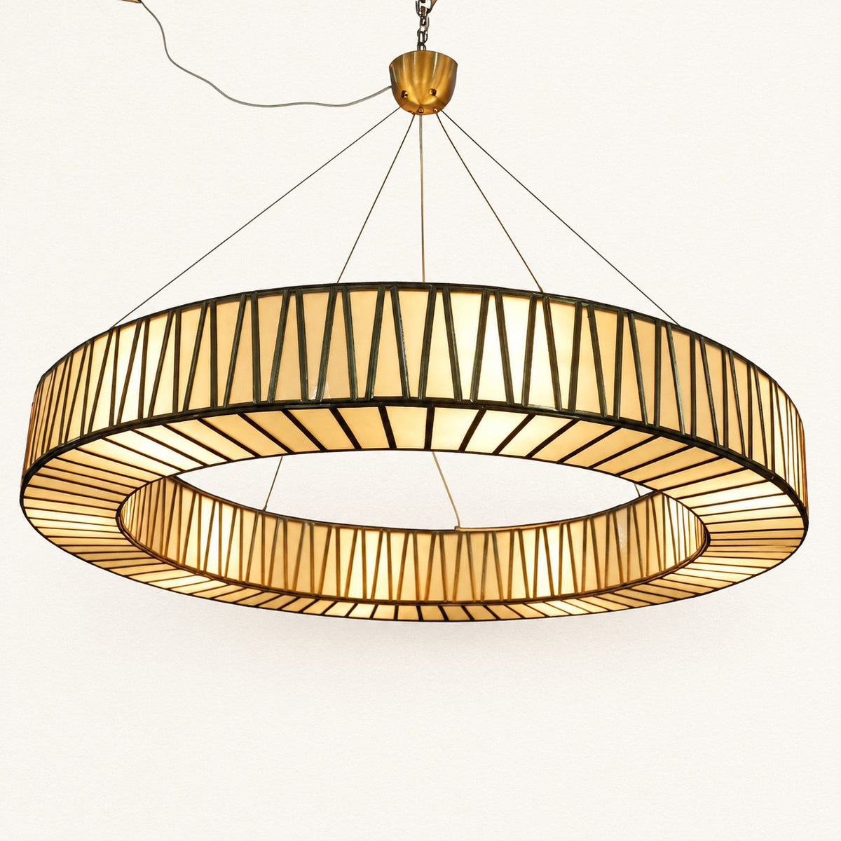 Nivelle Lattice Ring Chandelier