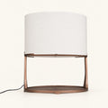 Rovelle Open-Frame Drum Table Lamp