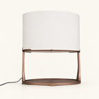 Rovelle Open-Frame Drum Table Lamp