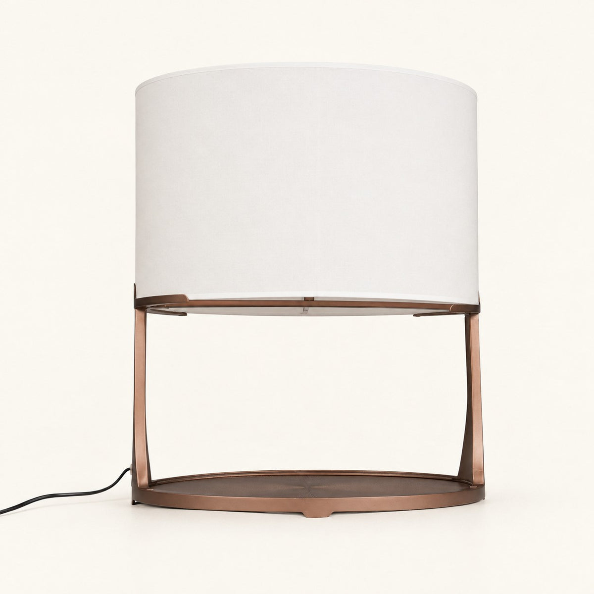 Rovelle Open-Frame Drum Table Lamp