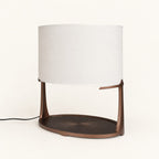 Rovelle Open-Frame Drum Table Lamp