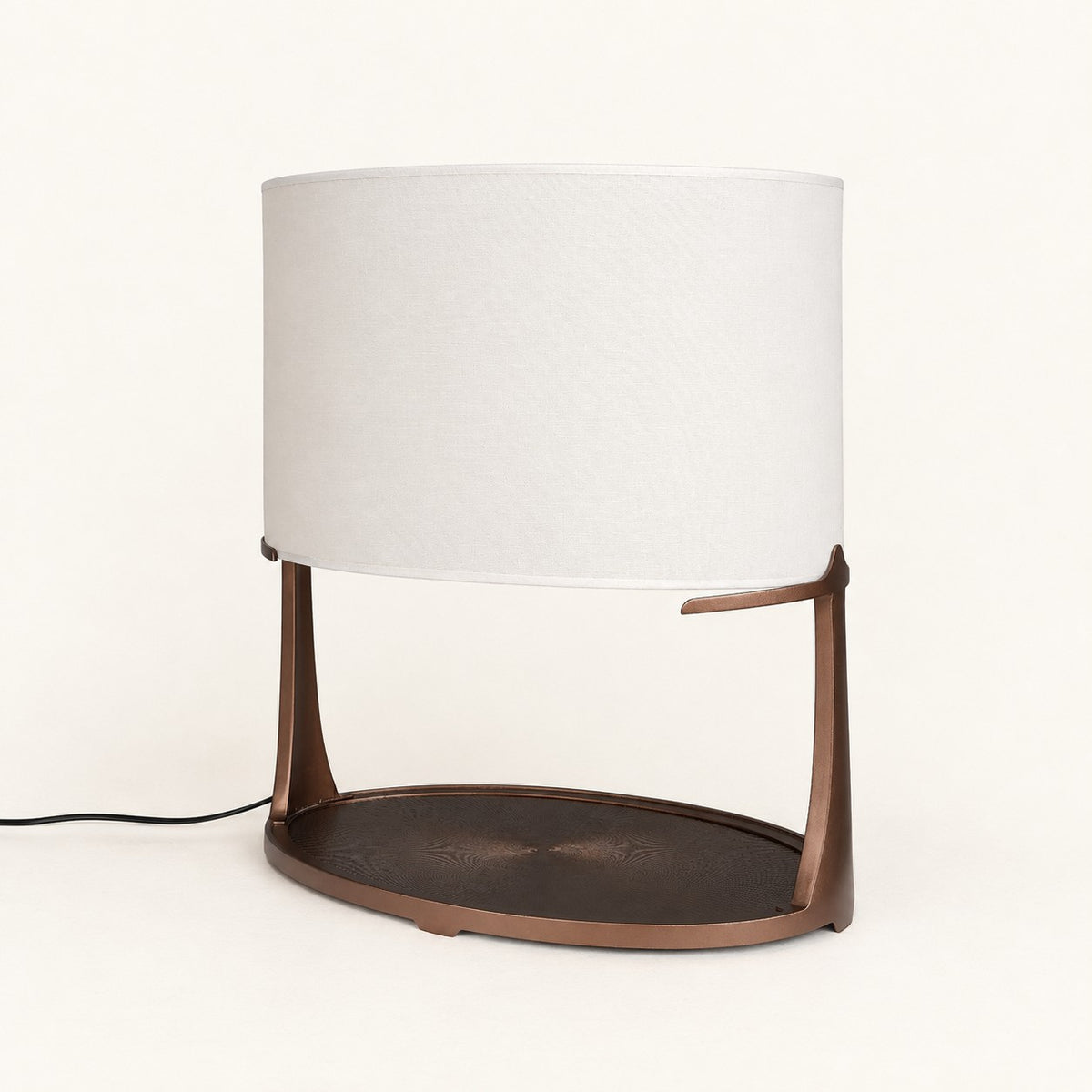Rovelle Open-Frame Drum Table Lamp
