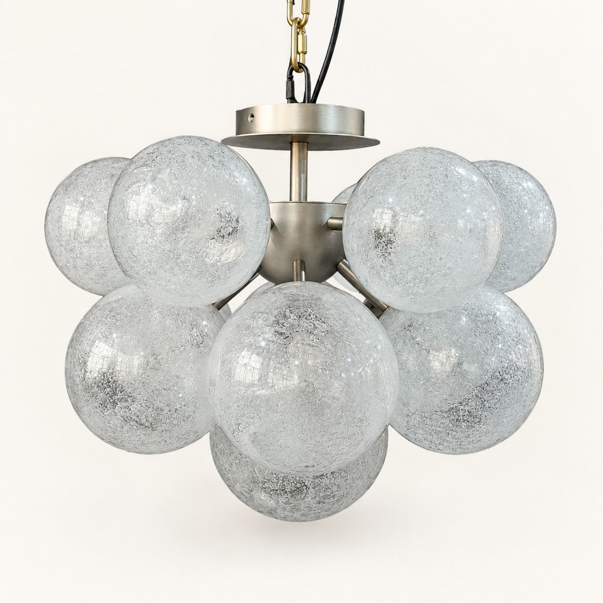 Virelle Crackle Globe Chandelier