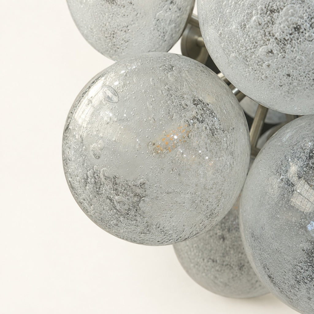 Virelle Crackle Globe Chandelier