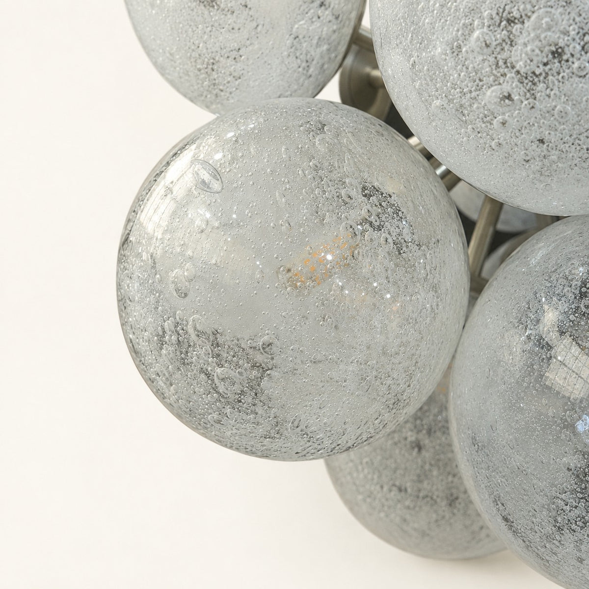 Virelle Crackle Globe Chandelier