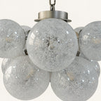 Virelle Crackle Globe Chandelier