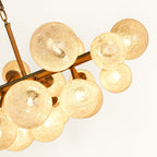 Virelle Crackle Globe Chandelier